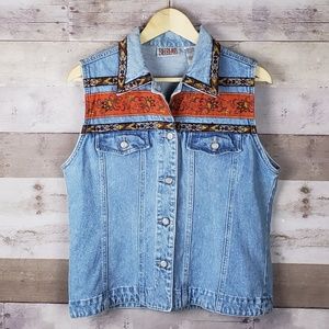 Vintage Bill Blass denim vest